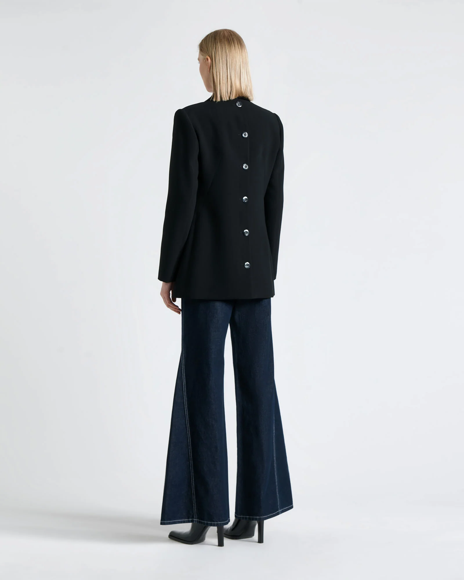 Button Through Back Blazer - Image 4