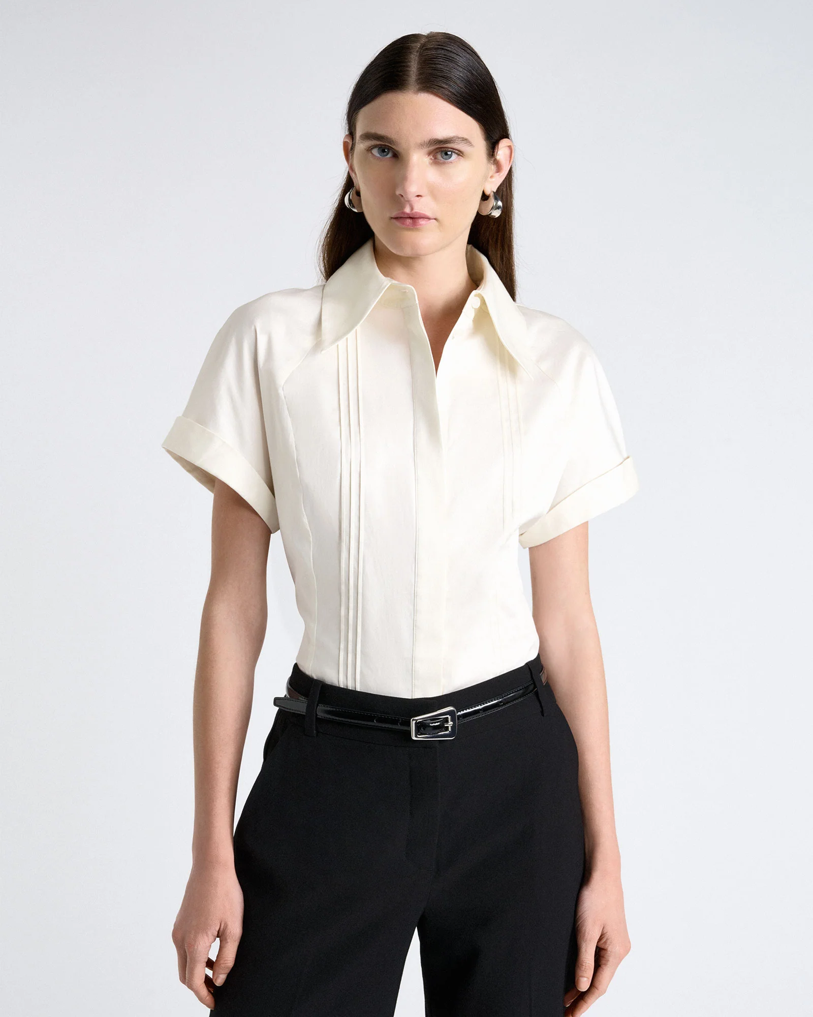 Cotton Pintuck Top