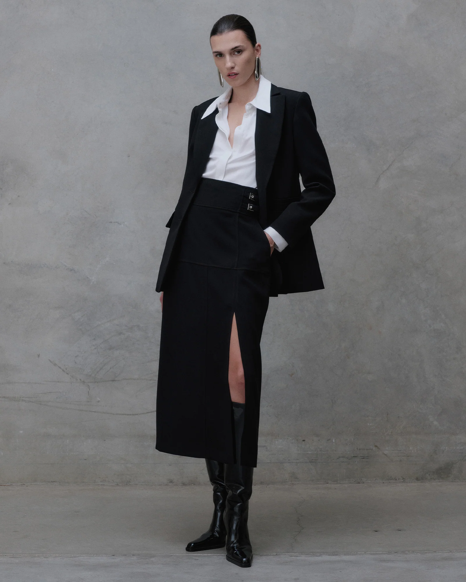 Double Buckle Midi Skirt - Image 6