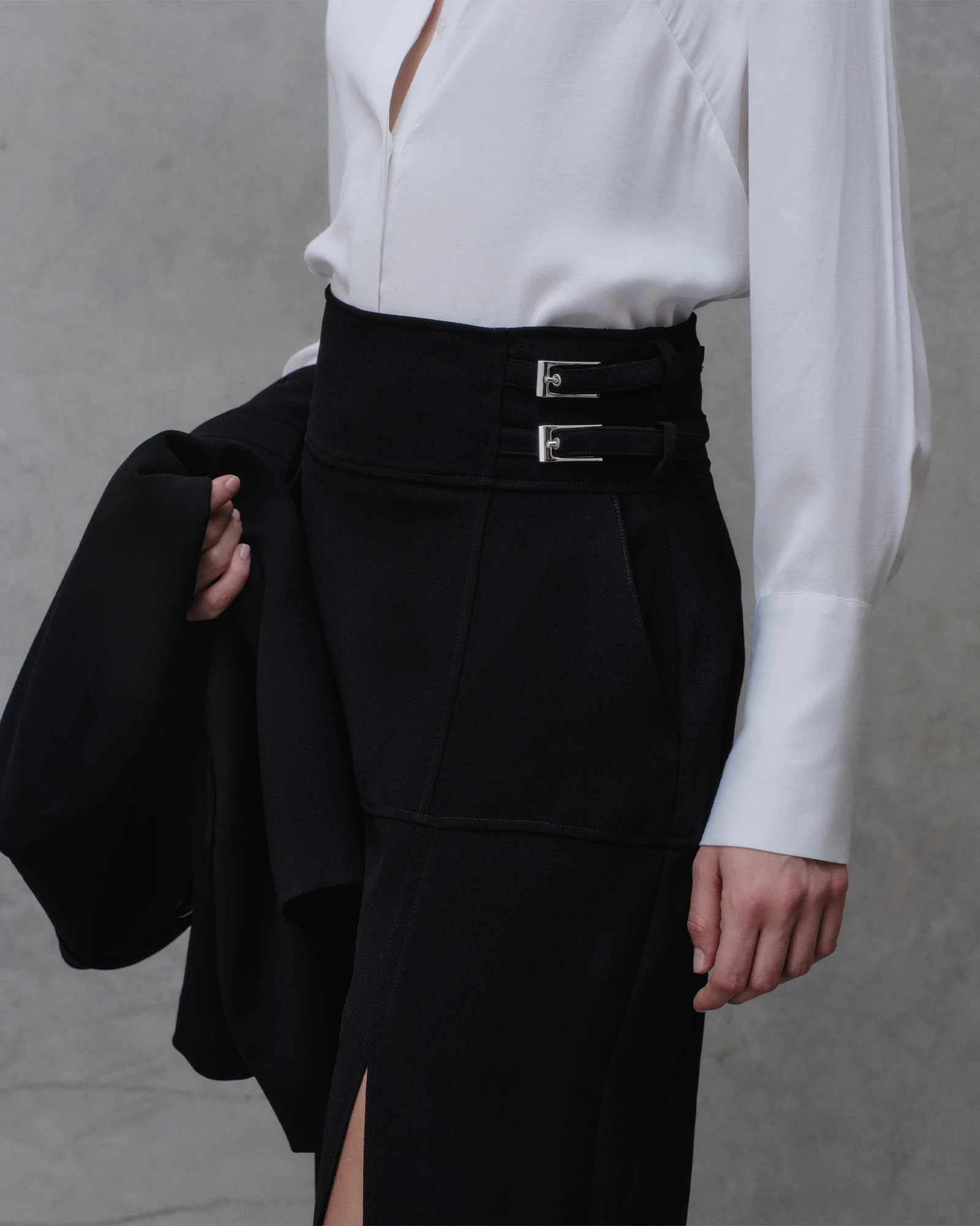 Double Buckle Midi Skirt - Image 7