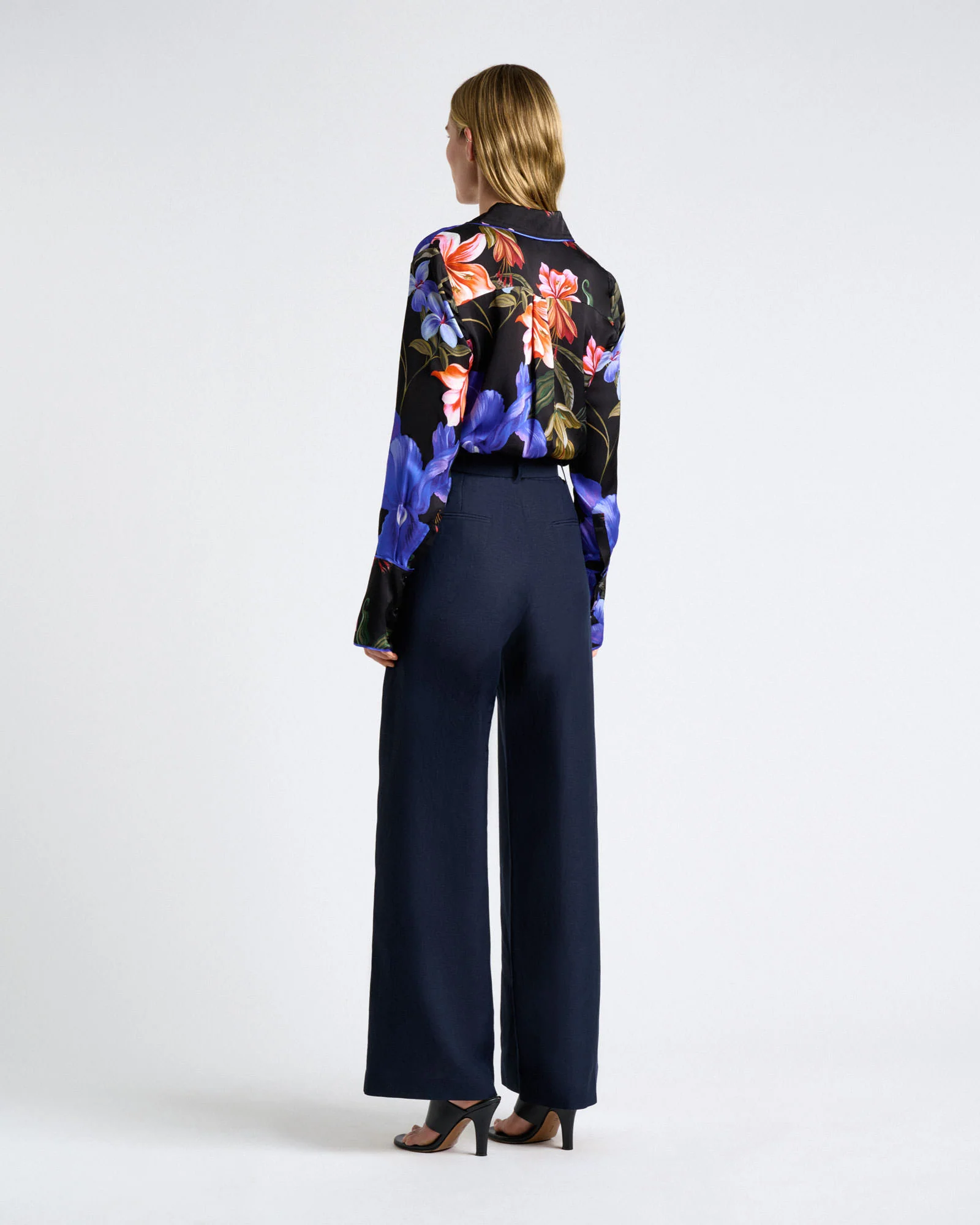 Linen Blend High Waisted Pant - Image 4
