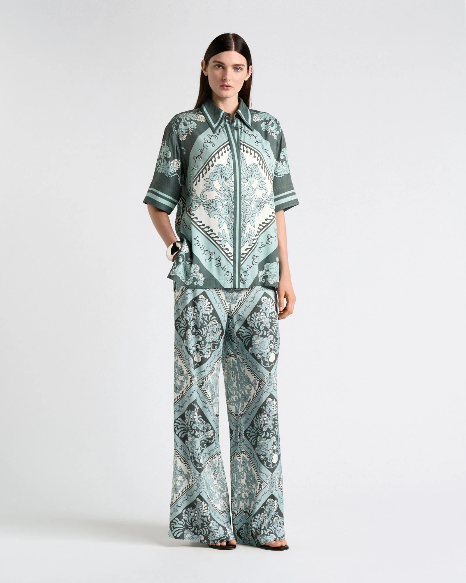 Ornate Tile Short Sleeve Shirt - Image 2