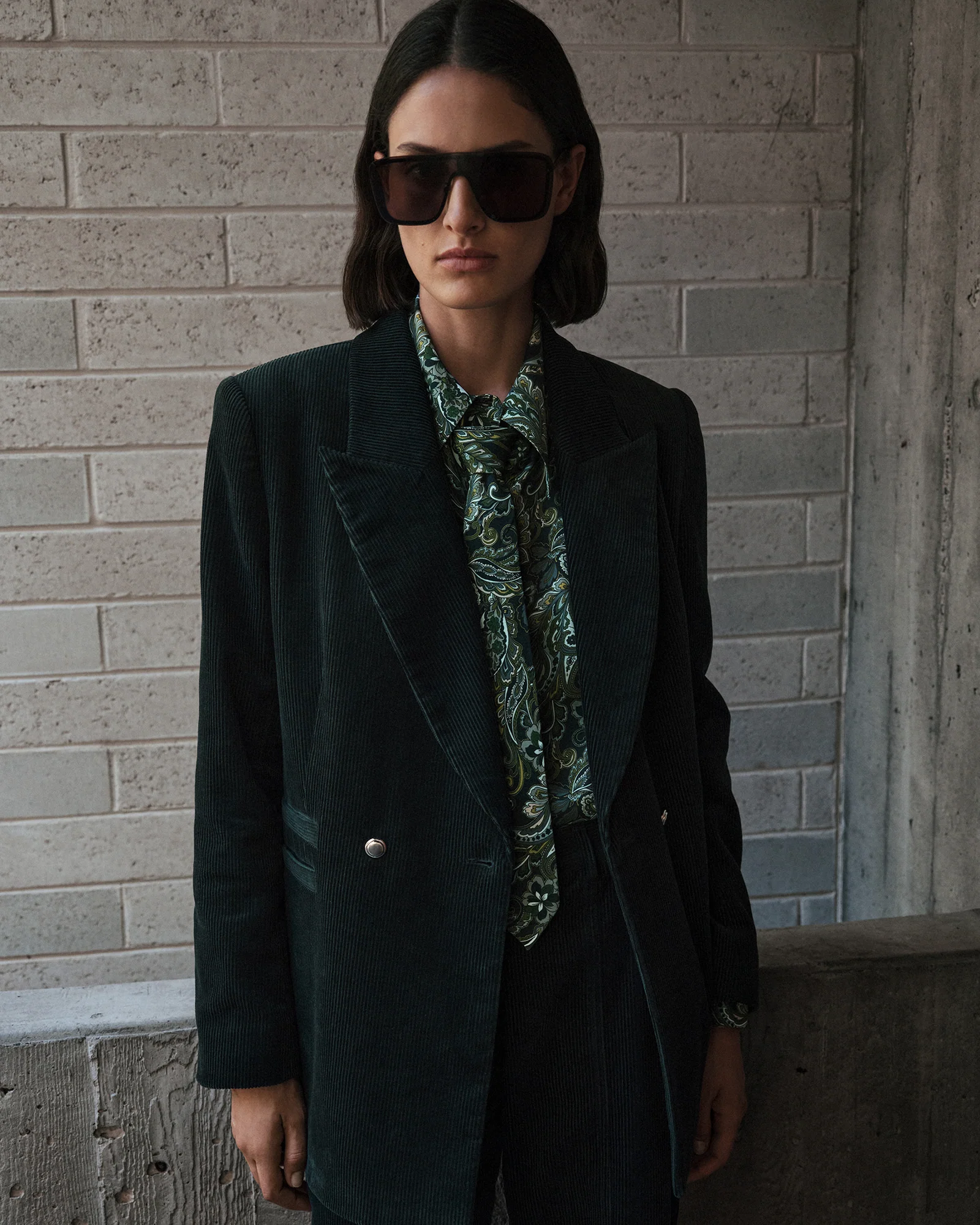 Pine Japanese Cotton Corduroy Blazer - Image 6