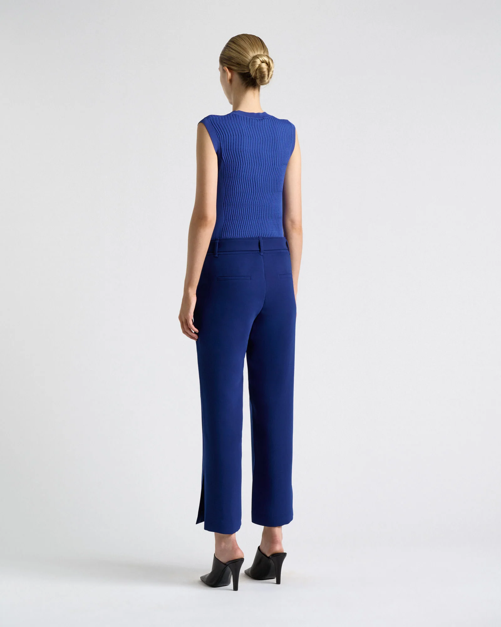 Recycled Double Weave Cropped Pant - Image 5