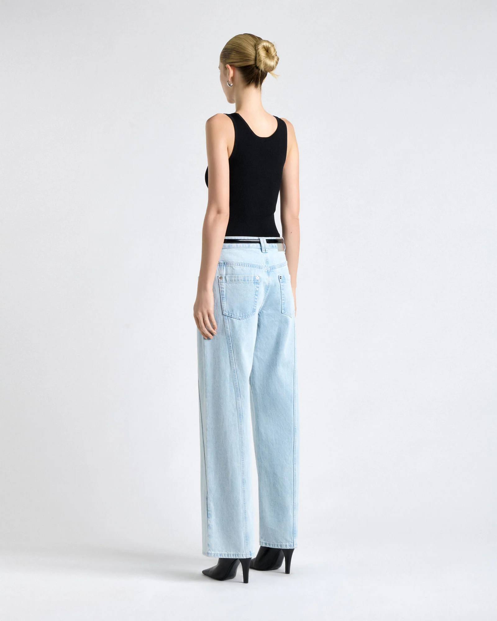 Scoop Neck Ribbed Knit Tank - Image 6