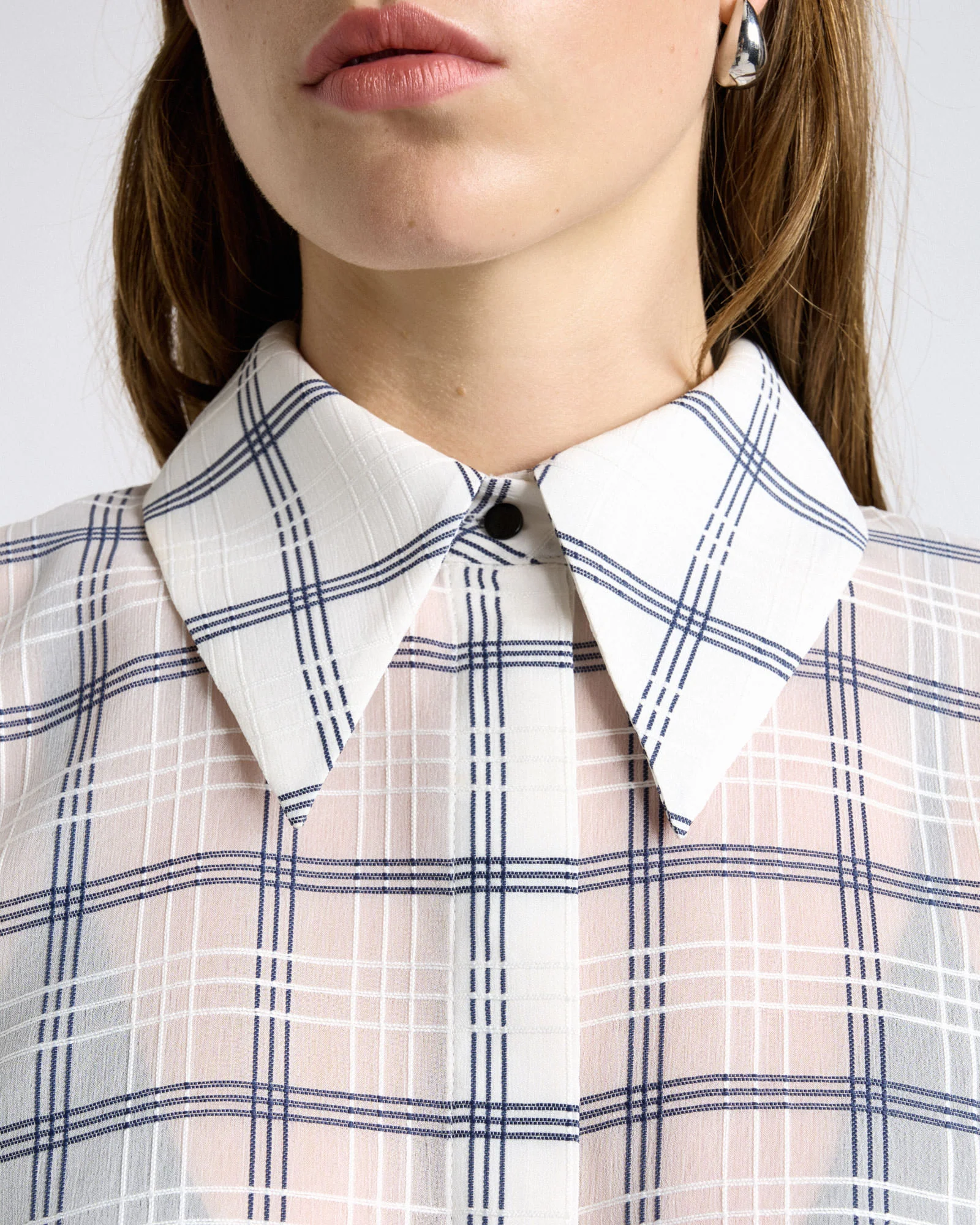 Sheer Check Shirt - Image 3