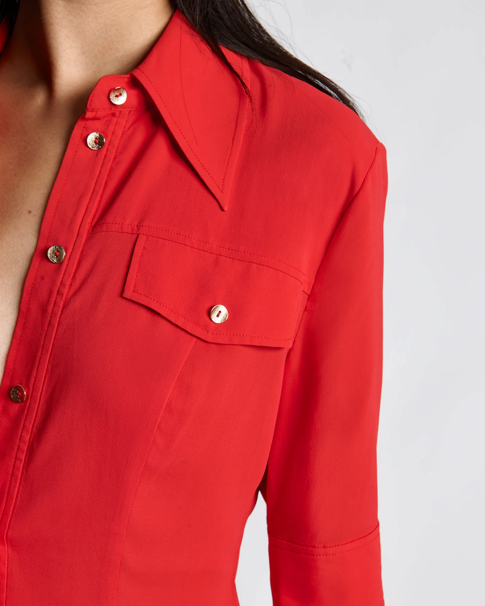 Short Sleeve Fitted Shirt - Image 13