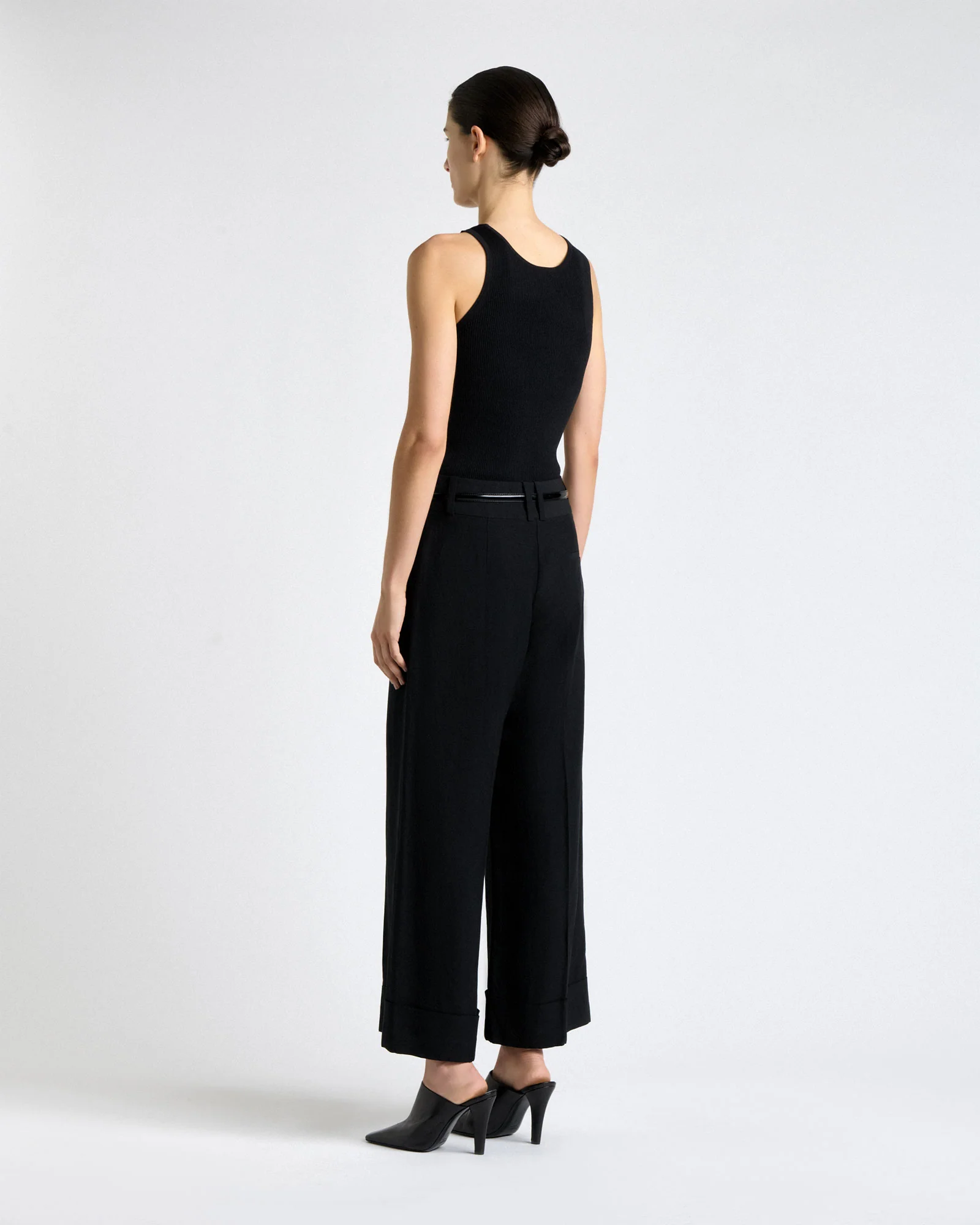 Viscose Blend Cropped Pant - Image 3