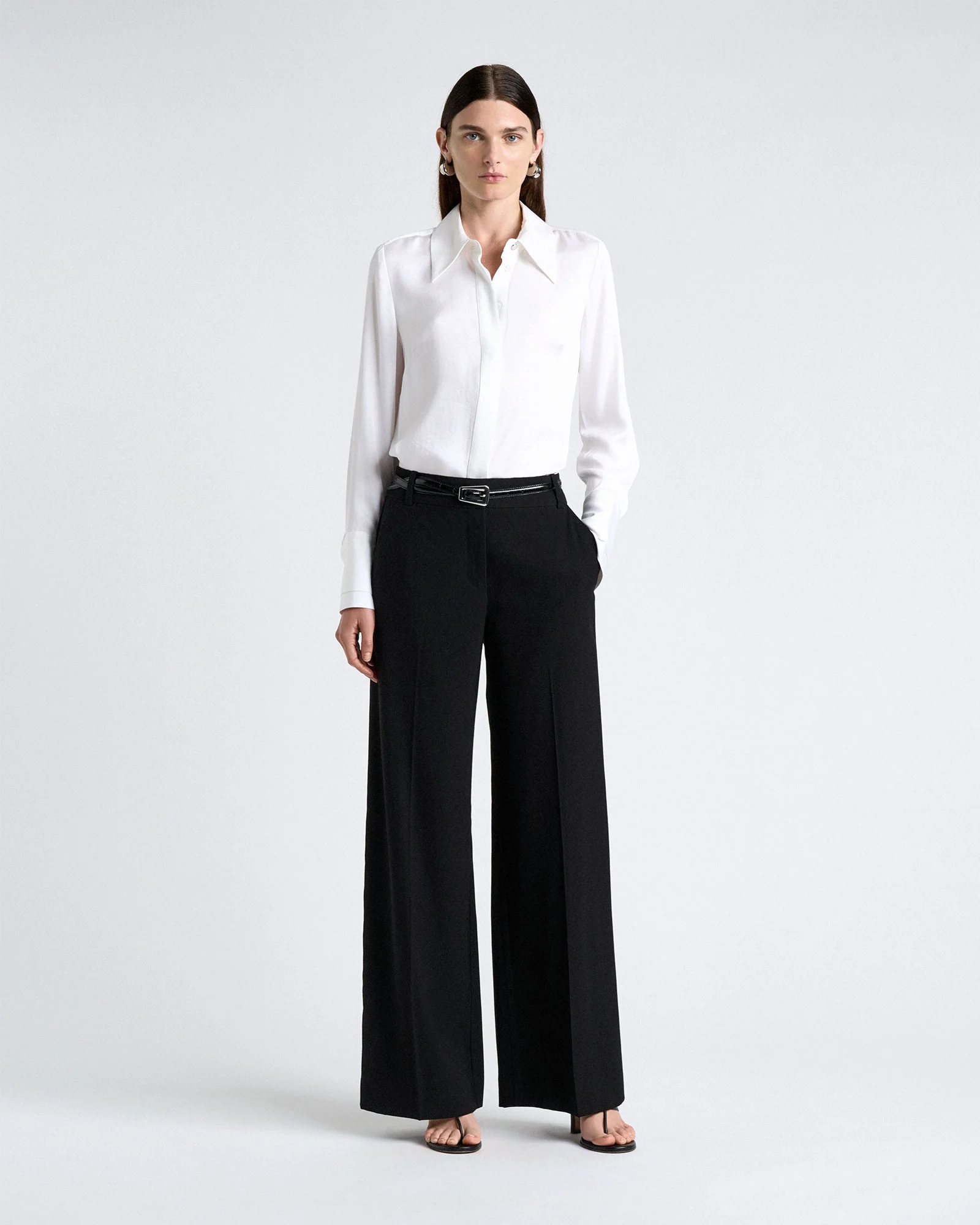 Viscose Twill Relaxed Fit Pant - Image 3