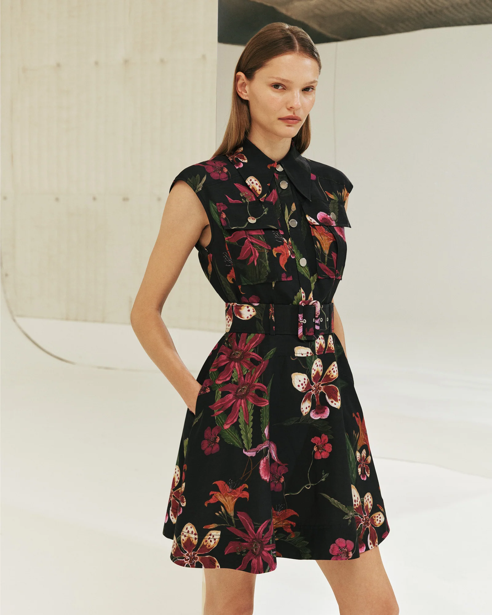 Wild Orchid Flippy Mini Dress - Image 5