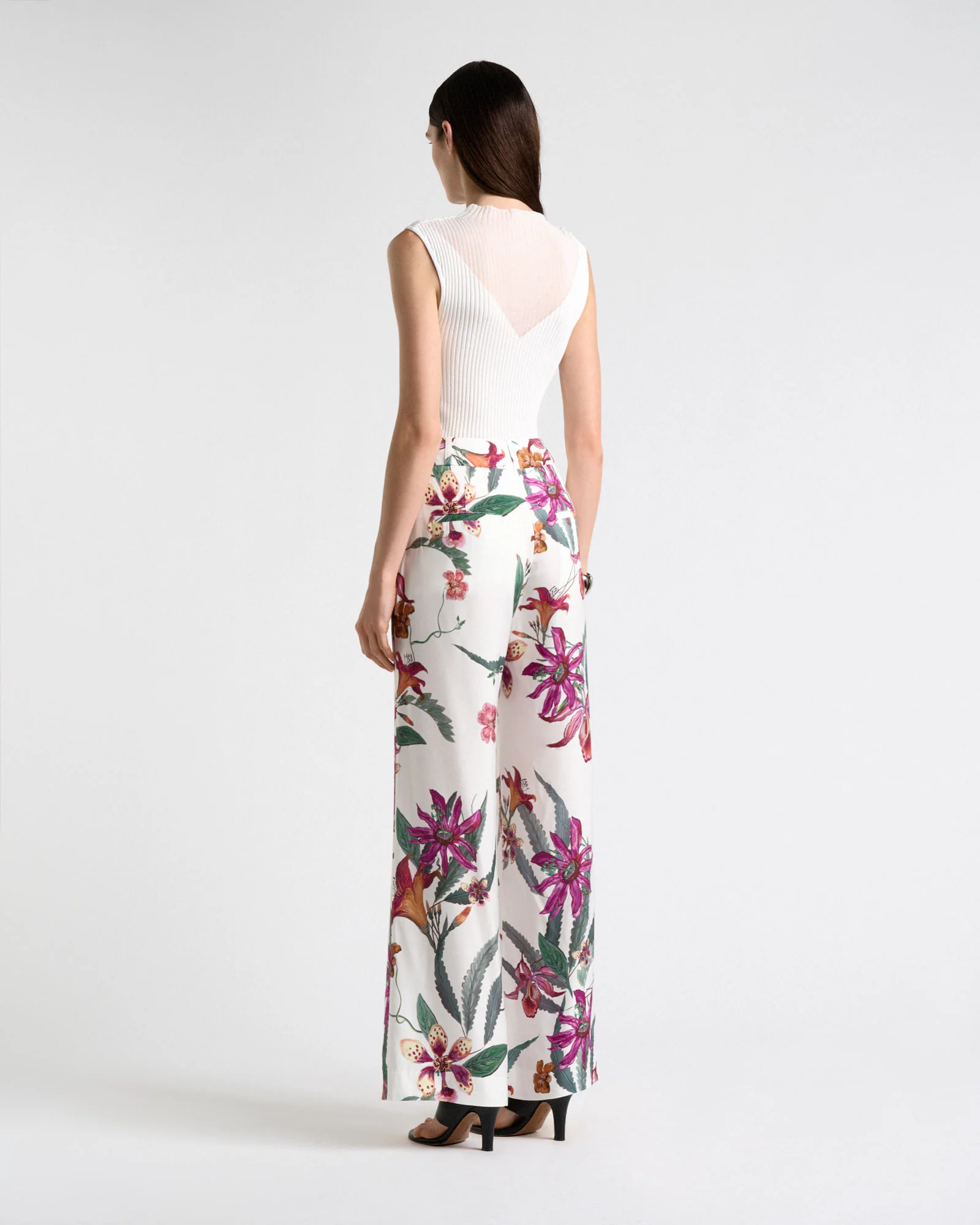 Wild Orchid Twill Wide Leg Pant - Image 5
